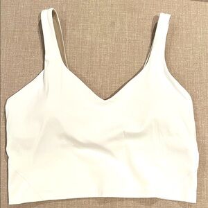 Lululemon White align tank. Zero damages!! Great condition!!